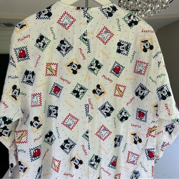 Disney Vintage Mickey Mouse Unlimited One Piece Sleepwear Pajamas Adult - Picture 7 of 14